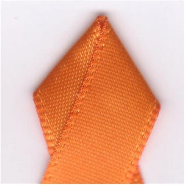 Papilion Papilion R074300160668100Y .63 in. Single-Face Satin Ribbon 100 Yards - Tangerine R074300160668100Y - main